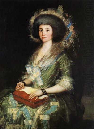 Portrait of the Wife of Juan Agust, Francisco de goya y Lucientes